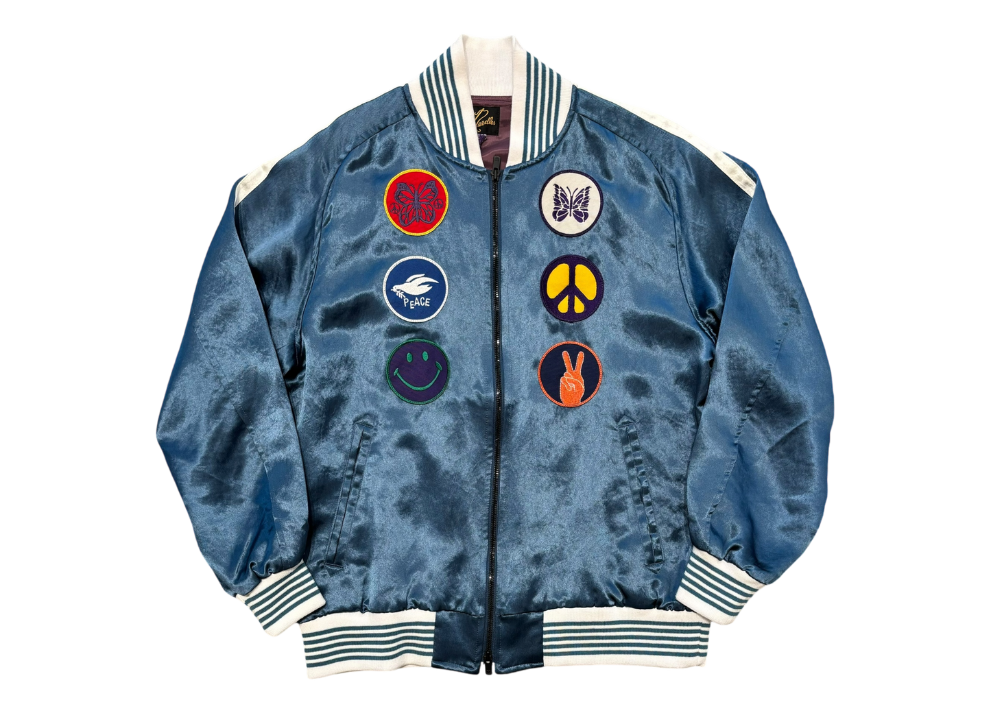 Needles Track Jacket Patch Satin COND NEW