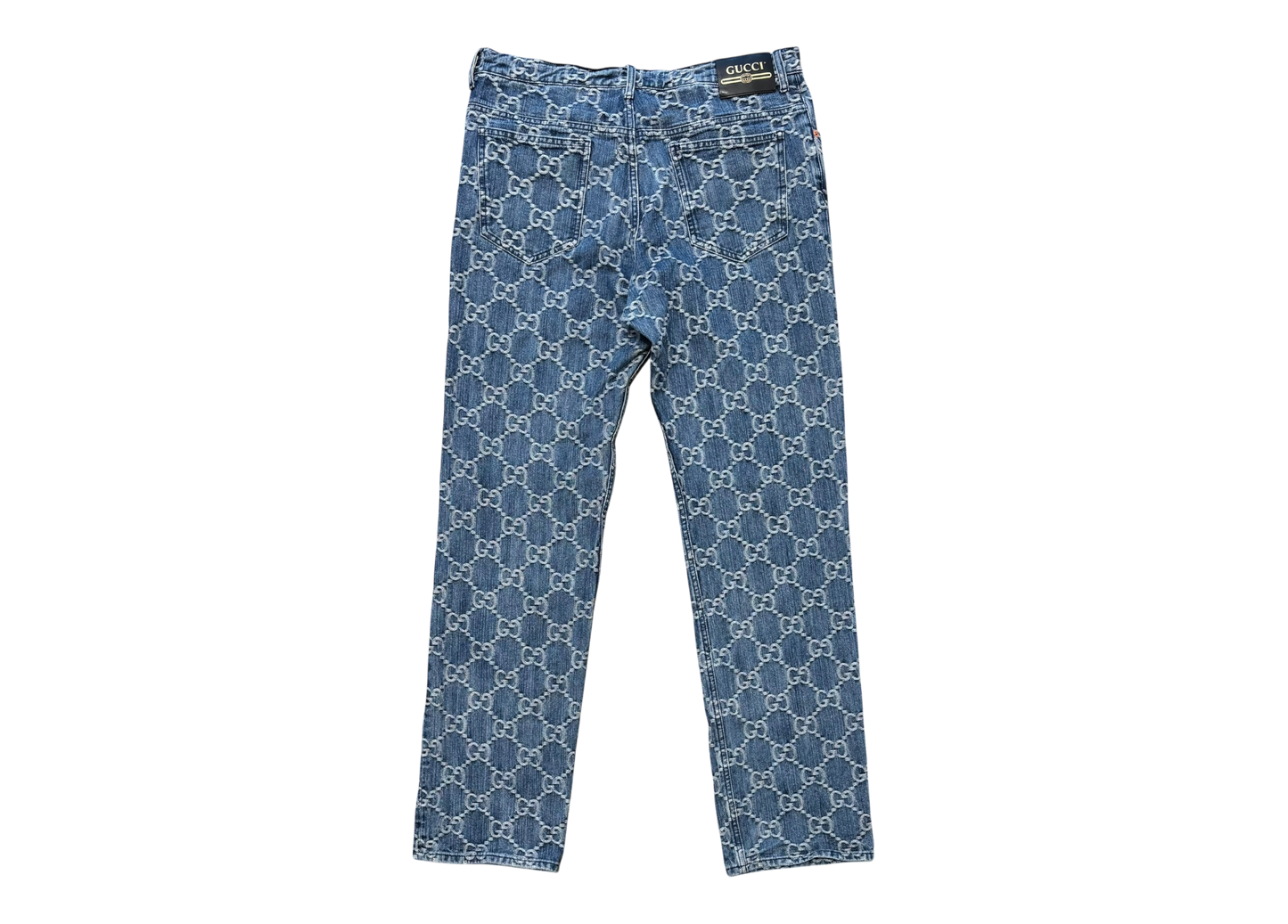 Gucci Denim Jeans Monogram COND 9.5/10