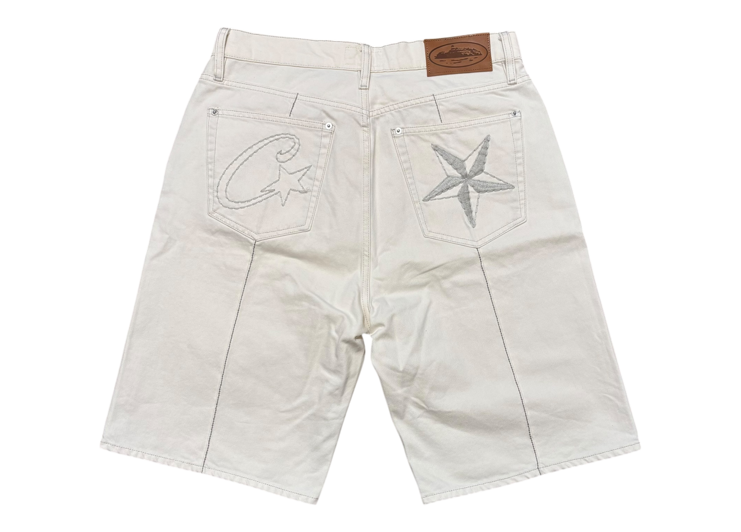 Corteiz Shorts C-Star Cream COND 9.5/10