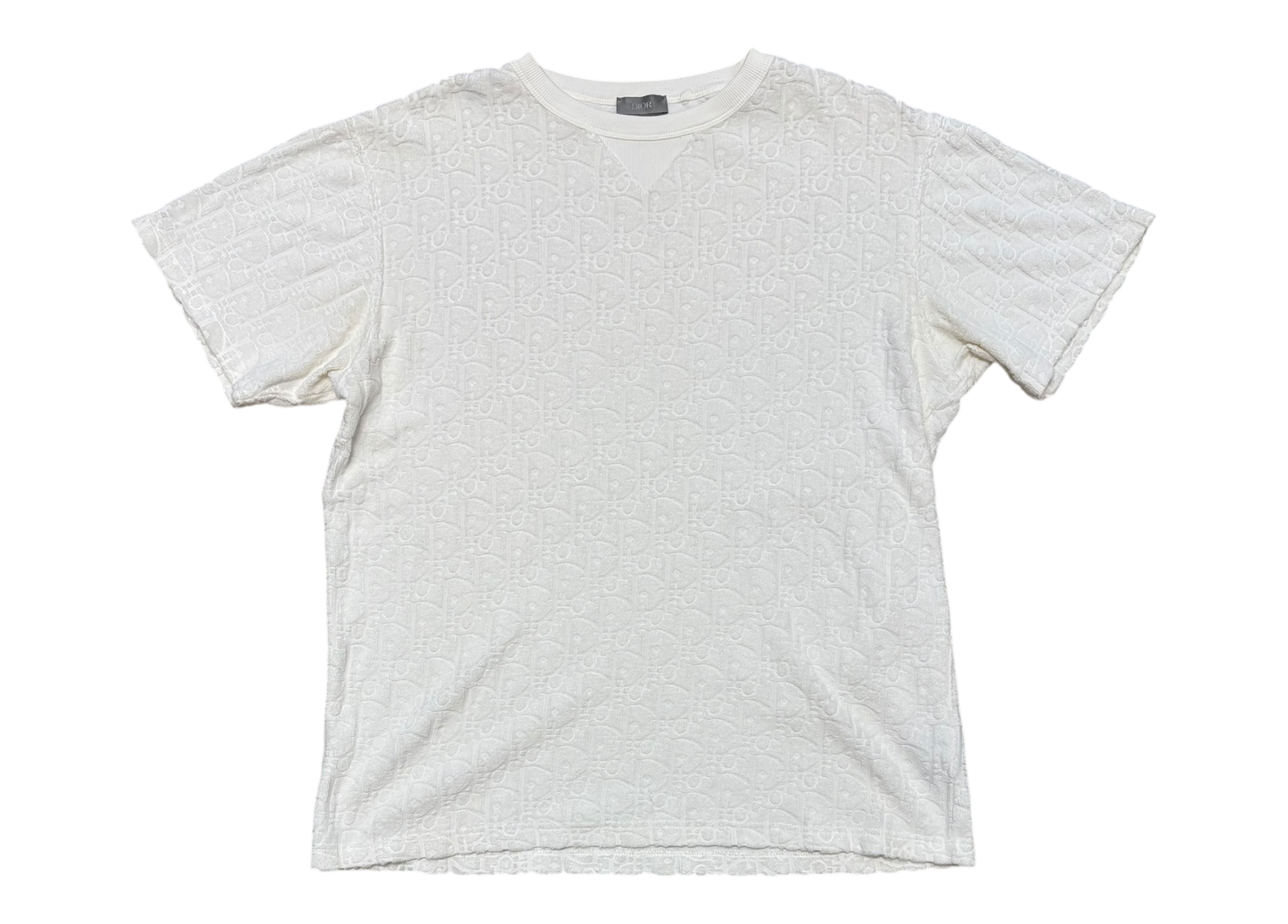 Dior T-shirt Jacquard White COND 8.5/10