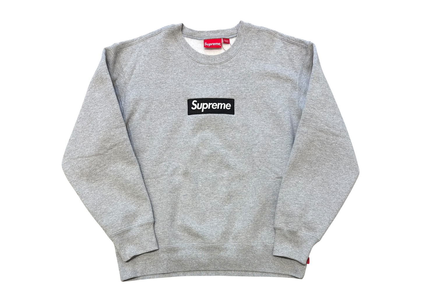 Supreme Crewneck Box Logo Grey COND 9/10