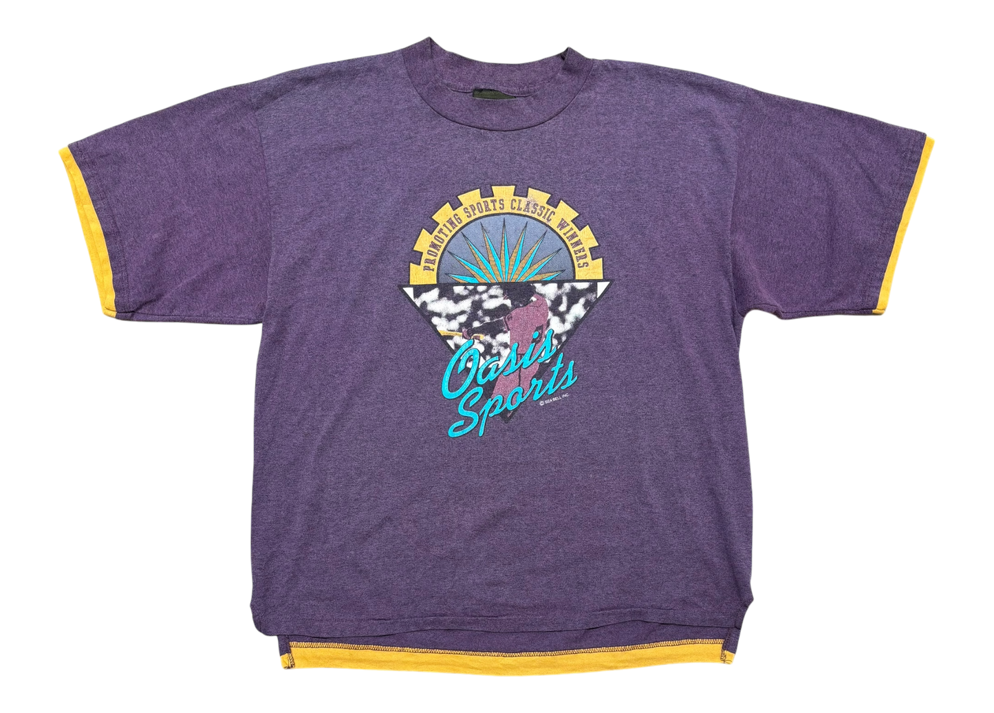 Vintage T-shirt Purple Oasis Sport COND 8.8/10