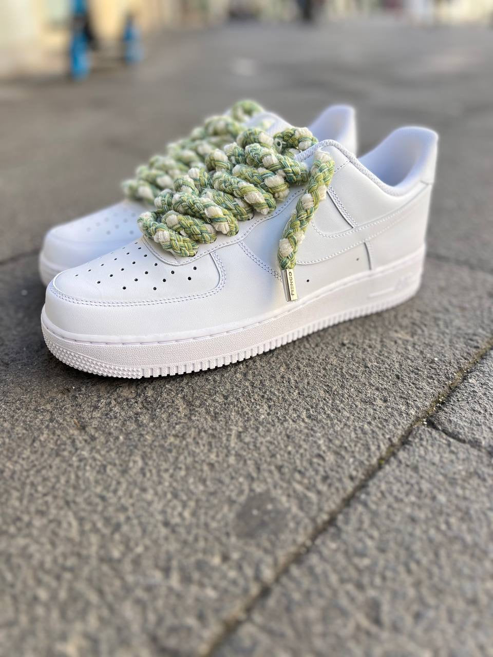 Air Force 1 White Rope Laces Mimetiche