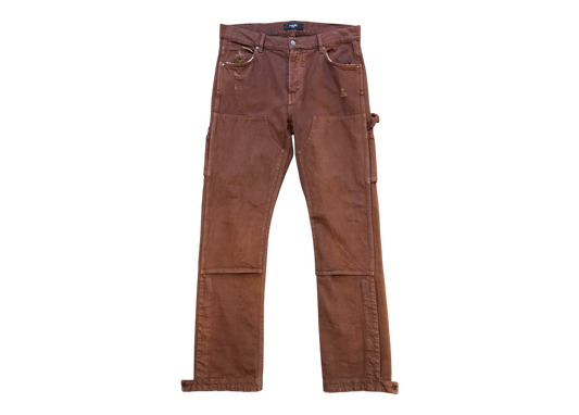 Amiri Denim Jeans Carpenter Flare Brown COND 9.5/10