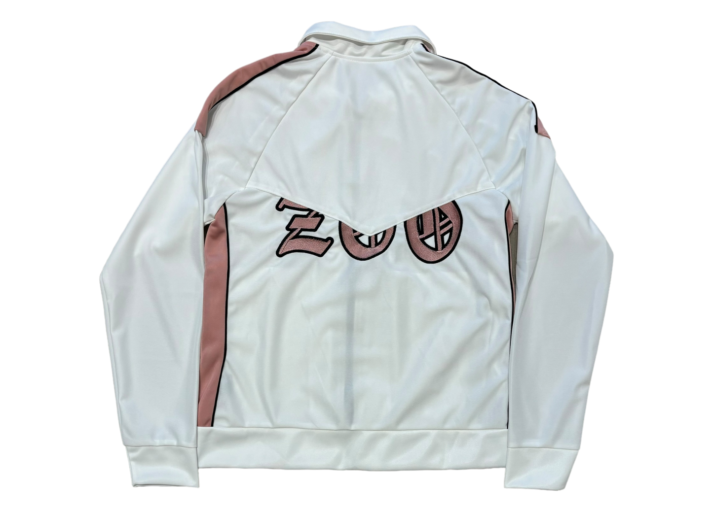 Zoo Track Jacket White Pink