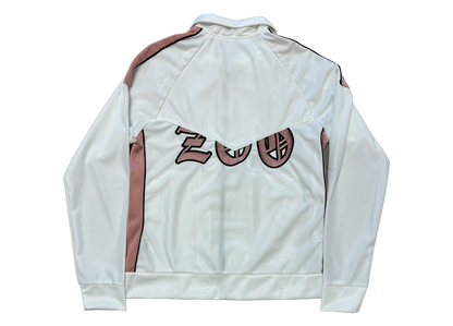 Zoo Track Jacket White Pink