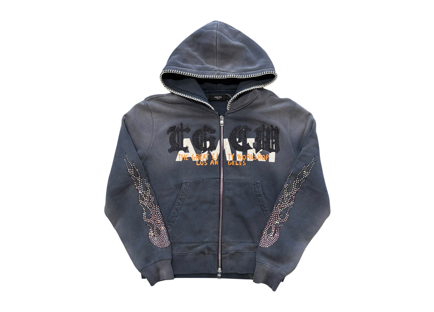 Amiri The Great City Workshop Zip Hoodie COND NEW