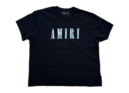 Amiri T-shirt Logo Paisley COND NEW