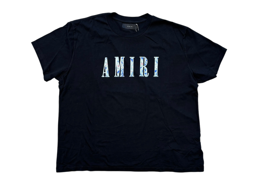 Amiri T-shirt Logo Paisley COND NEW