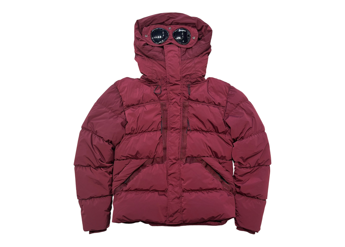 C.P. Company Puffer Goggle Jacket Red COND NEW