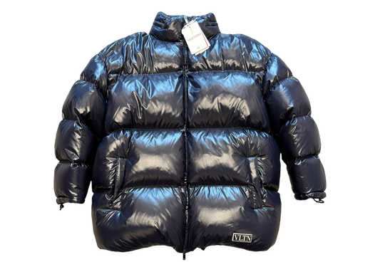 Valentino Puffer Jacket Navy COND NEW (Fit XL)