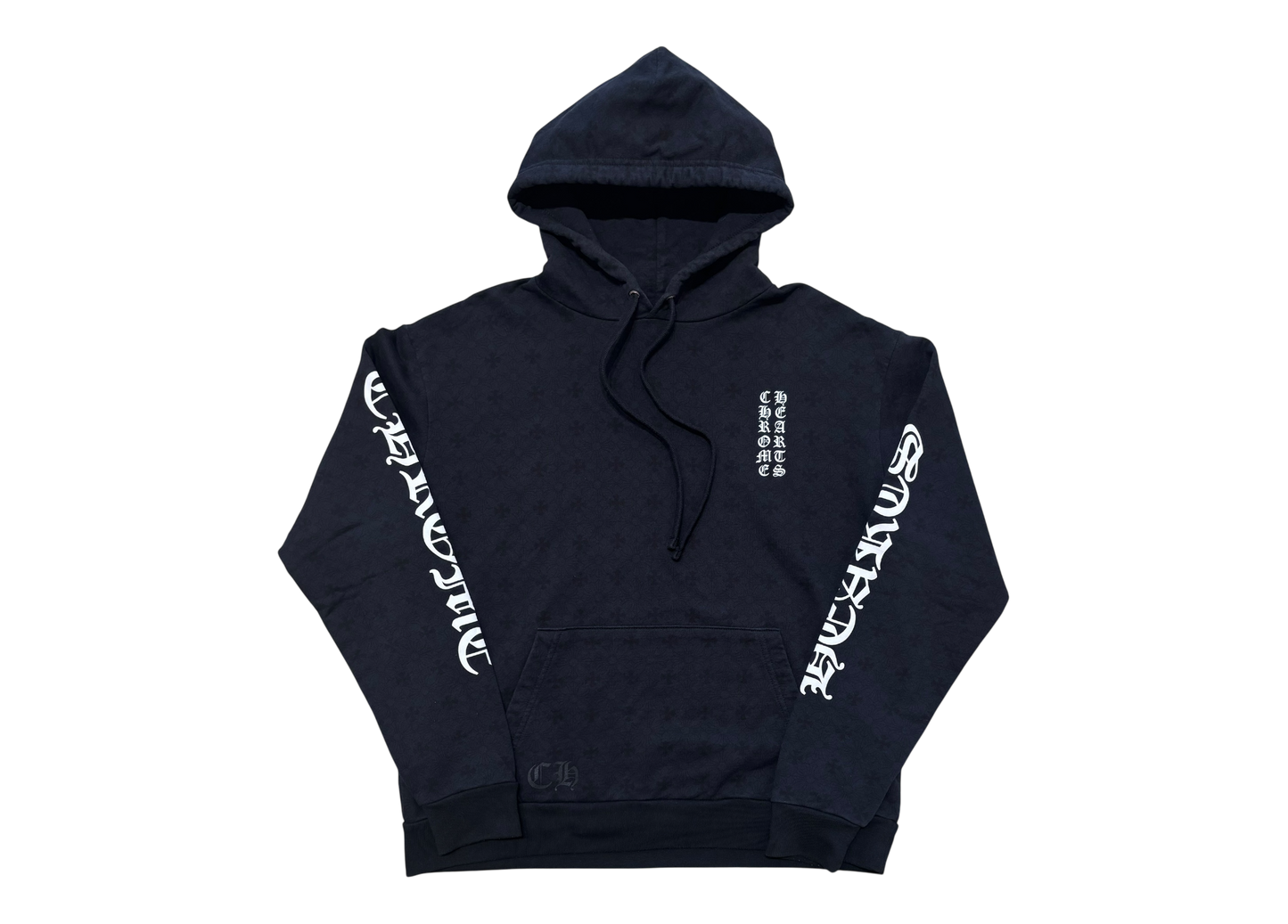 Chrome Hearts Hoodie Black Vertical Logo COND 8.8/10