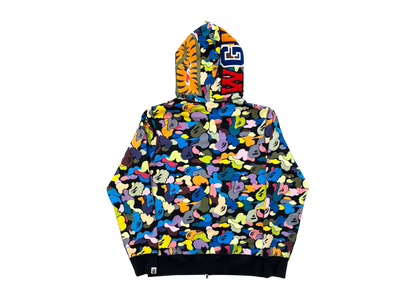 Bape Shark Hoodie Camo COND 9/10