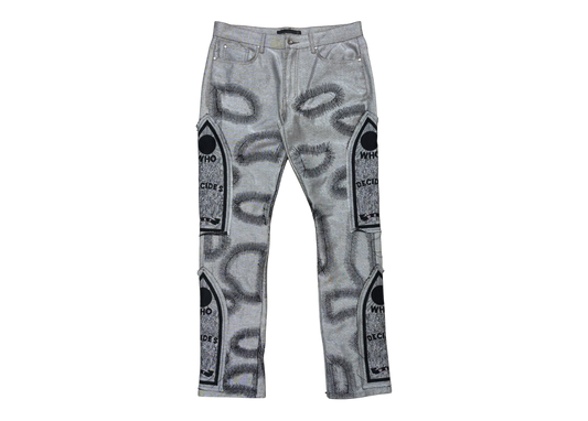 Who Decides War Denim Fusion Silver COND 10/10