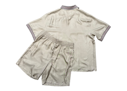 Prada Silk Shirt and Shorts set COND 9.5/10