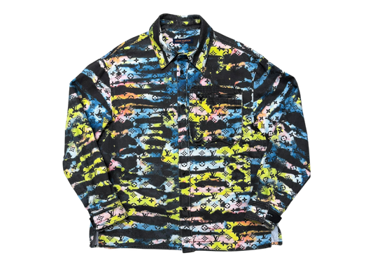Louis Vuitton Jacket Tie Dye Camo COND 9/10